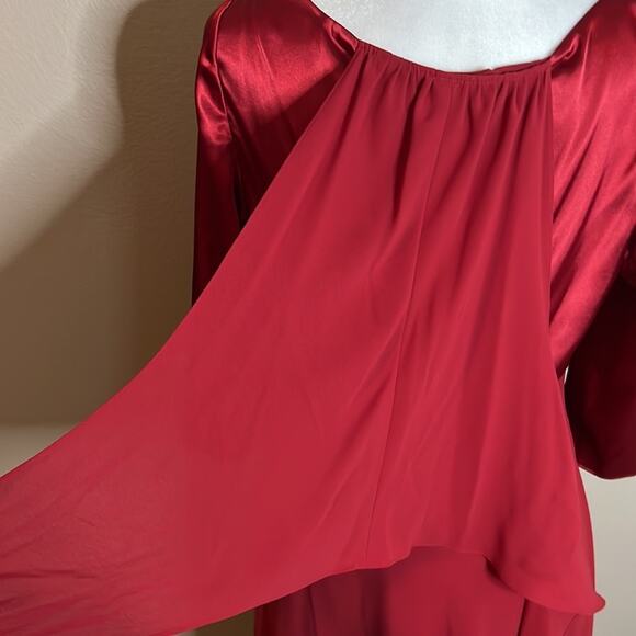 NWT Adrianna Papell Scarlet Mid-length Dress-NEW Size 10 - Picture 8 of 11